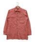 Yohji Yamamoto pour homme（ヨウジヤマモト プールオム）の古着「リップルバイアスチェックシャツ」｜レッド