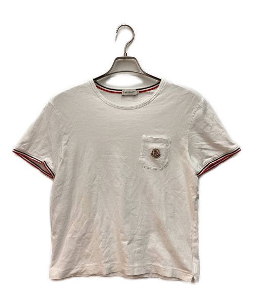 MONCLER（モンクレール）MONCLER (モンクレール) Tシャツ ホワイト サイズ:Mの古着・服飾アイテム