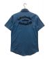 HARLEY-DAVIDSON (ハーレーダビッドソン) 刺繍半袖ワークシャツ ブルー サイズ:S：5000円