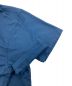 中古・古着 HARLEY-DAVIDSON (ハーレーダビッドソン) 刺繍半袖ワークシャツ ブルー サイズ:S：5000円