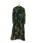 AMERI（アメリ）の古着「UND CALLA FLOCKY DRESS」｜グリーン