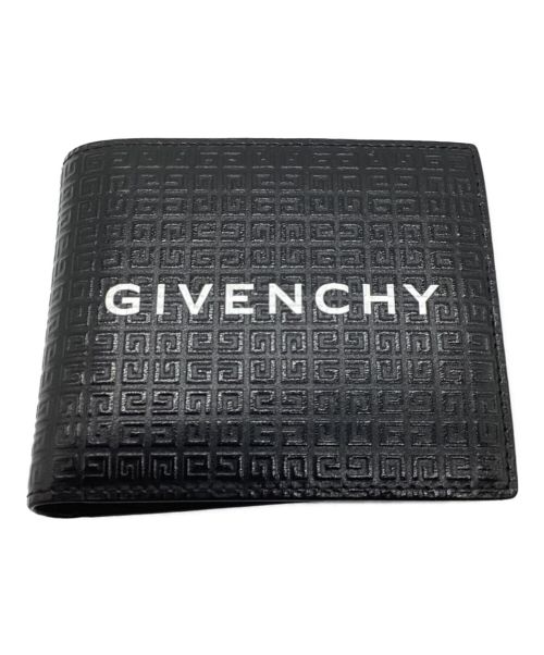 GIVENCHY（ジバンシィ）GIVENCHY (ジバンシィ) 4Gコーティングキャンバス＆レザーウォレット ブラックの古着・服飾アイテム