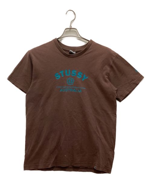 stussy（ステューシー）stussy (ステューシー) Tシャツ ブラウン サイズ:Ｓの古着・服飾アイテム