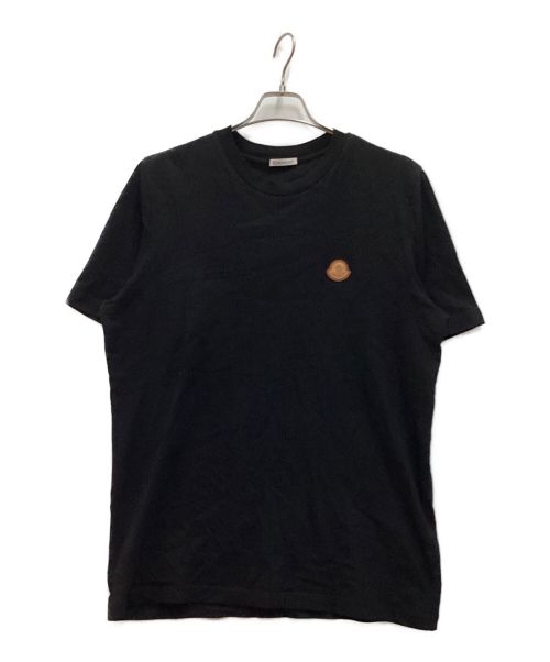 MONCLER（モンクレール）MONCLER (モンクレール) クルーネックロゴTシャツ ブラック サイズ:Mの古着・服飾アイテム