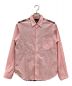 COMME des GARCONS（コムデギャルソン）の古着「ショルダー切替レギュラーカラーシャツ　無地×チェック」｜ピンク