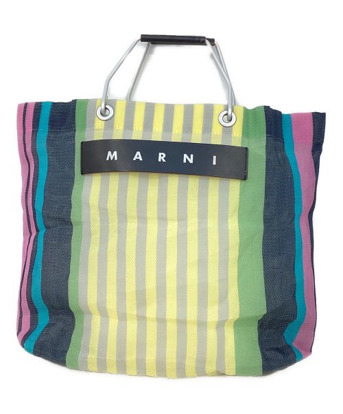 MARNI（マルニ）MARNI (マルニ) ストライプトートバッグ マルチカラーの古着・服飾アイテム