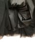 中古・古着 Spick and Span (スピックアンドスパン) ロングチュールスカート ブラック サイズ:38：5800円