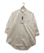 MM6 Maison Margielaエムエムシックス メゾンマルジェラ）の古着「6 Shirt Dress 6ロゴ シャツワンピース」｜ホワイト