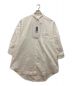 MM6 Maison Margiela（エムエムシックス メゾンマルジェラ）の古着「6 Shirt Dress 6ロゴ シャツワンピース」｜ホワイト