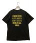 M&O Knits (エム＆オー ニットズ) プリントTシャツ ブラック サイズ:M：7800円