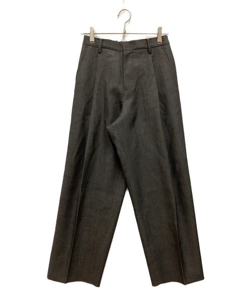 NEON SIGN（ネオンサイン）NEON SIGN (ネオンサイン) Wide denim slacks “Wool”/ワイドデニムスラックス”ウール” グレー サイズ:44の古着・服飾アイテム