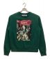 OFFWHITE（オフホワイト）の古着「20AW Caravaggio Painting Sweatshirt」｜グリーン