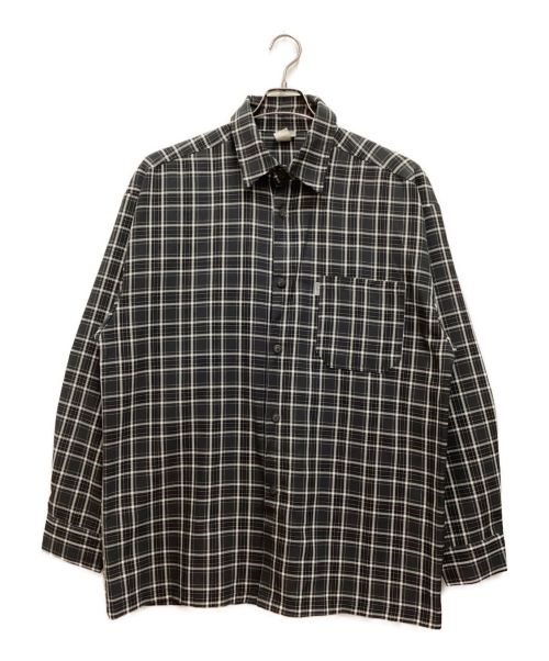 CalTop（キャルトップ）CalTop (キャルトップ) チェックシャツ　USA製 グレー サイズ:XLの古着・服飾アイテム