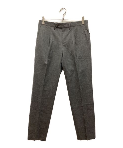 zanellato（ザネラート）ZANELLATO (ザネラート) タックパンツ　スラックス　ウール グレー サイズ:46の古着・服飾アイテム