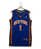 adidasアディダス）の古着「古着NBAゲームシャツ　ニューヨーク・ニックス アマーレ・スタウダマイアー　Amar’e Stoudemire」｜ブルー
