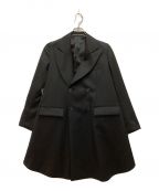 noir kei ninomiyaノワール ケイ ニノミヤ）の古着「バッグデザインウールコート」｜ブラック