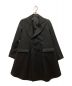 noir kei ninomiya（ノワール ケイ ニノミヤ）の古着「バッグデザインウールコート」｜ブラック