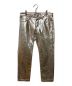 JUNYA WATANABE COMME des GARCONS（(ジュンヤワタナベ コムデギャルソン）の古着「Metallic Cropped-Leg Trousers」｜シルバー