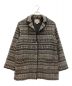 WOOLRICH（ウールリッチ）の古着「90’S コンチョボタンネイティブウールコート　古着　総柄　USA製」｜グレー