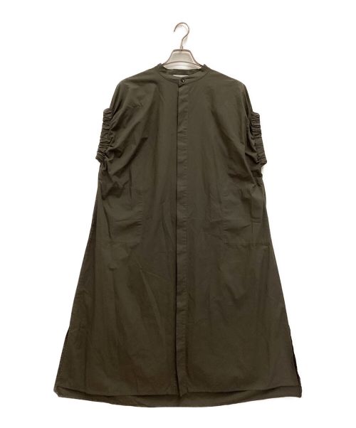 machatt（マチャット）machatt (マチャット) ブラウスワンピース ブラウン サイズ:Freeの古着・服飾アイテム