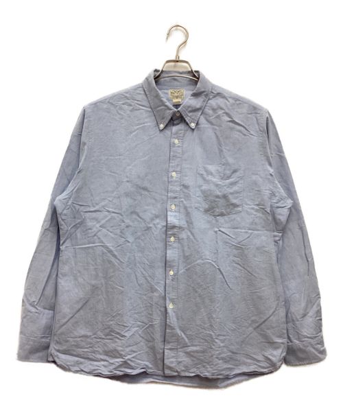 RRL（ダブルアールエル）RRL (ダブルアールエル) ボタンダウンシャツ　コットン　カジュアル ブルー サイズ:XLの古着・服飾アイテム