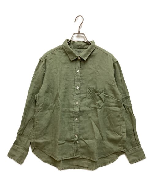 YANUK（ヤヌーク）YANUK (ヤヌーク) 長袖シャツ グリーン サイズ:XSの古着・服飾アイテム