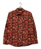 SUPREMEシュプリーム）の古着「Roses Corduroy Shirt / ローズコーデュロイシャツ　18AW」｜レッド