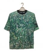 Y-3ワイスリー）の古着「スリーブロゴグラフィックTシャツ」｜グリーン