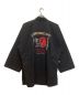 A BATHING APE (アベイシングエイプ) kimono shirt / 着物シャツ　刺繍　忍者 ブラック サイズ:XL：13000円