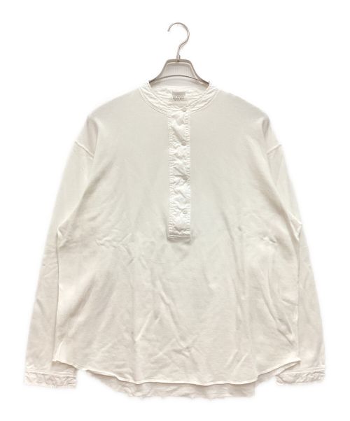 THE SHINZONE（ザ シンゾーン）THE SHINZONE (ザ シンゾーン) ミリタリーヘンリープルオーバー　カットソー　23SS ホワイト サイズ:F0の古着・服飾アイテム