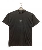 JIMMY'Zジミーズ）の古着「90S ロゴ刺繍Tee モックネック」｜ブラック