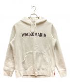 WACKO MARIAワコマリア）の古着「ロゴプリントパーカー」｜ホワイト