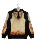 Supreme Jean Paul GAULTIER (ジャンポールゴルチェ) Floral Print Hooded Sweatshirt / フローラルプリントフーデッドスウェットシャツ　パーカー　裏起毛 ブラック サイズ:LARGE：20000円