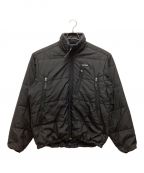 Patagoniaパタゴニア）の古着「パフジャケット　中綿ジャケット　スタンドカラー　02年製」｜ブラック