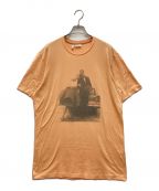 BRIONIブリオーニ）の古着「プリントTシャツ」｜オレンジ