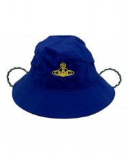 Vivienne Westwood (ヴィヴィアンウエストウッド) ORB刺繍アドベンチャーハット ブルー