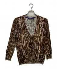 POLO GOLF (ポロ ゴルフ) シルク・カシミヤ レオパードカーディガン ベージュ サイズ:S