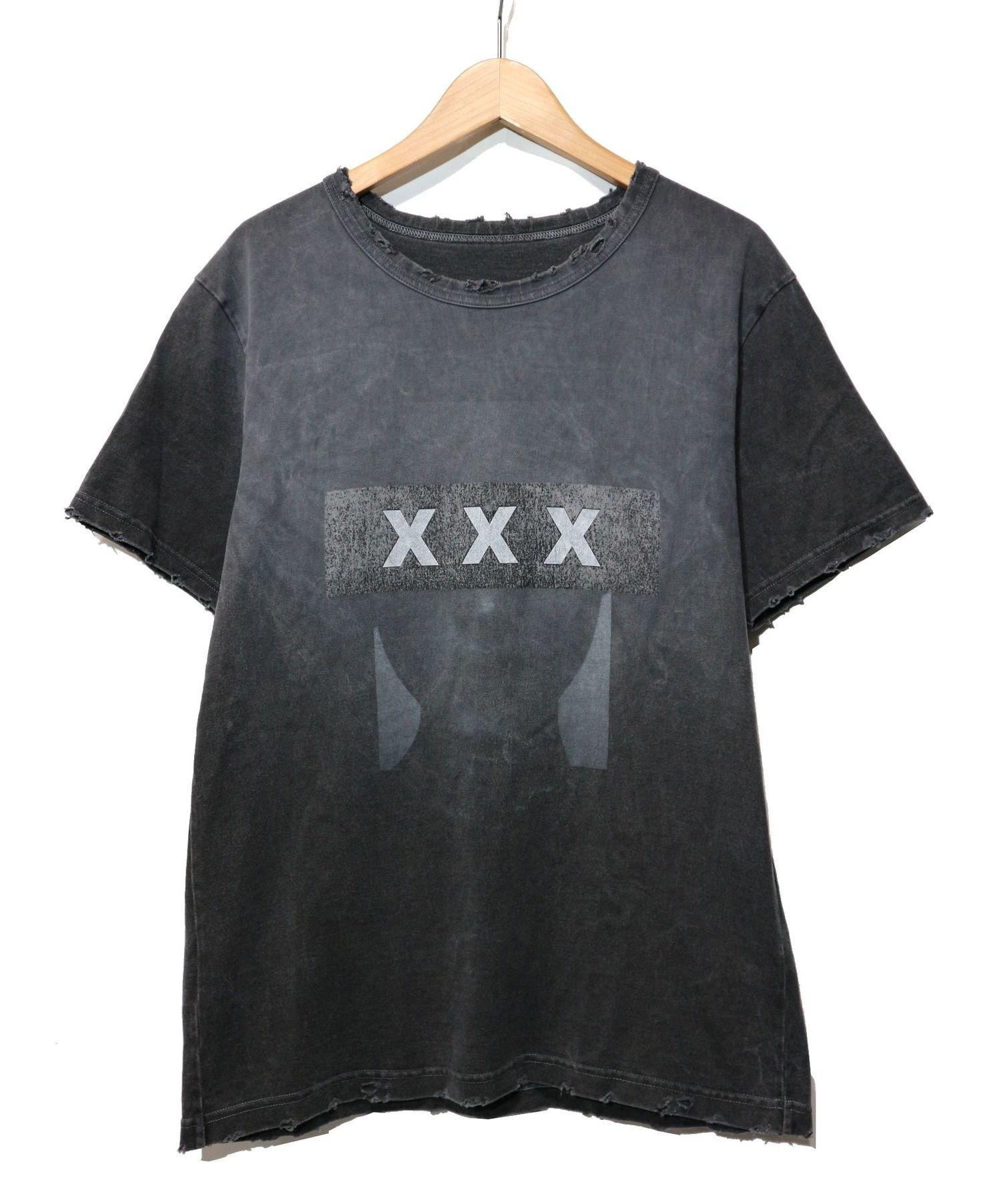 中古 古着通販 God Selection Xxx ゴットセレクショントリプルエックス ダメージ加工tシャツ グレー サイズ ｌ ブランド 古着通販 トレファク公式 Trefac Fashion