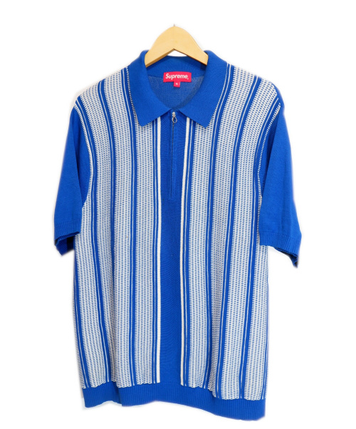 supreme half zip polo
