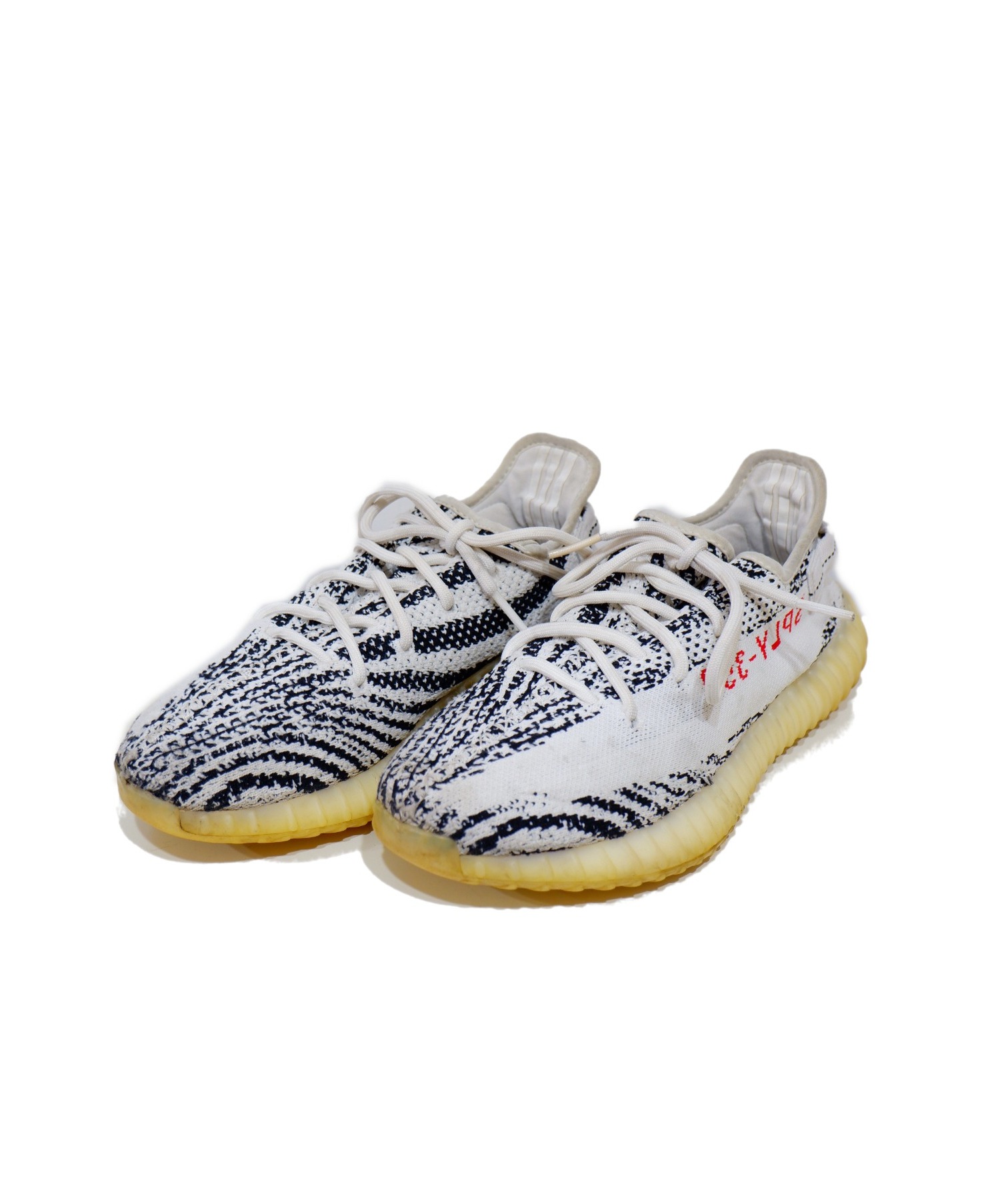 中古 古着通販 Adidas アディダス イージーブースト350 V2 ゼブラ ホワイト サイズ 26 5 Yeezy Boost350v2 Cp9654 ブランド 古着通販 トレファク公式 Trefac Fashion