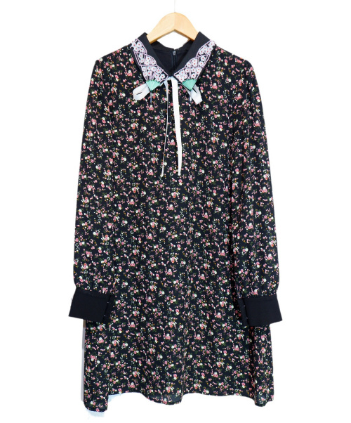 中古 古着通販 Sister Jane シスタージェーン ブラウスワンピース ブラック サイズ Xs 伊勢丹 Beams取り扱い ブランド 古着通販 トレファク公式 Trefac Fashion