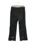 ADER error (アーダーエラー) 裾ロゴ スラックス パンツ ブラック サイズ:A3：5800円
