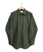 nanamica（ナナミカ）の古着「プルオーバーシャツ」｜グリーン