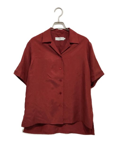 Graphpaper（グラフペーパー）Graphpaper (グラフペーパー) Cupra Open-collar Shirt レッド サイズ:１の古着・服飾アイテム