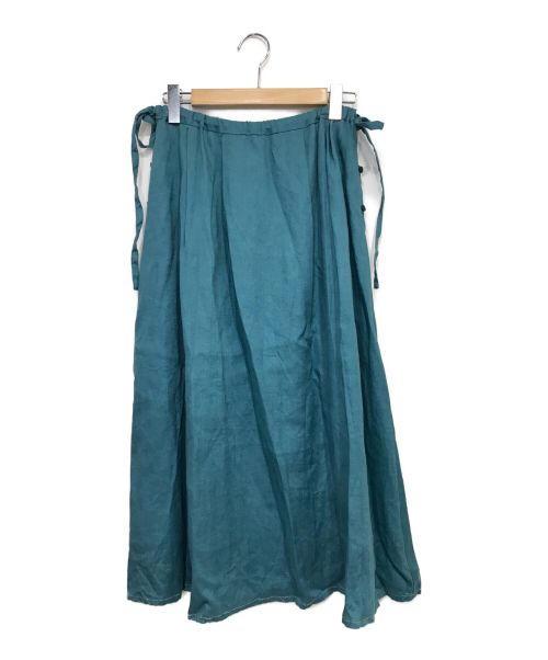 Jocomomola（ホコモモラ）Jocomomola (ホコモモラ) 2WAY Vistoso リネンスカート ネイビー サイズ:40の古着・服飾アイテム