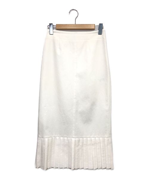 GALLARDA GALANTE（ガリャルダガランテ）GALLARDA GALANTE (ガリャルダガランテ) ヘムプリーツミディスカート ホワイト サイズ:1の古着・服飾アイテム