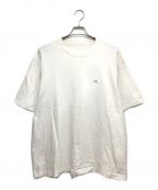ENNOY（）の古着「ラバーロゴ半袖Tシャツ」｜ホワイト