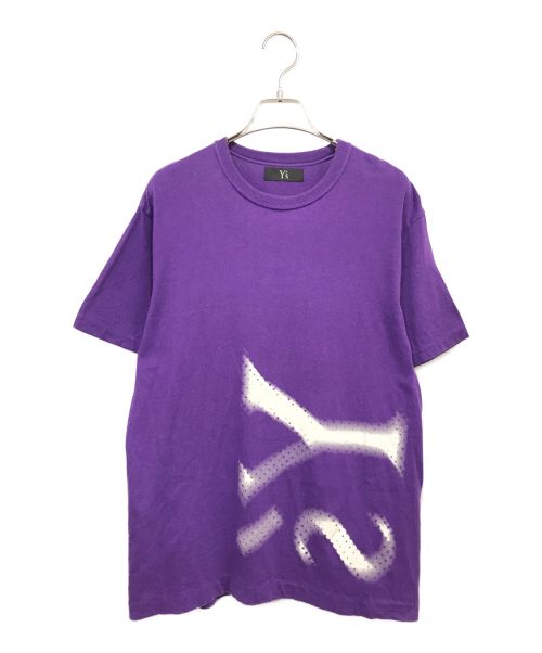 Y's（ワイズ）Y's (ワイズ) プリントTシャツ パープル サイズ:2の古着・服飾アイテム