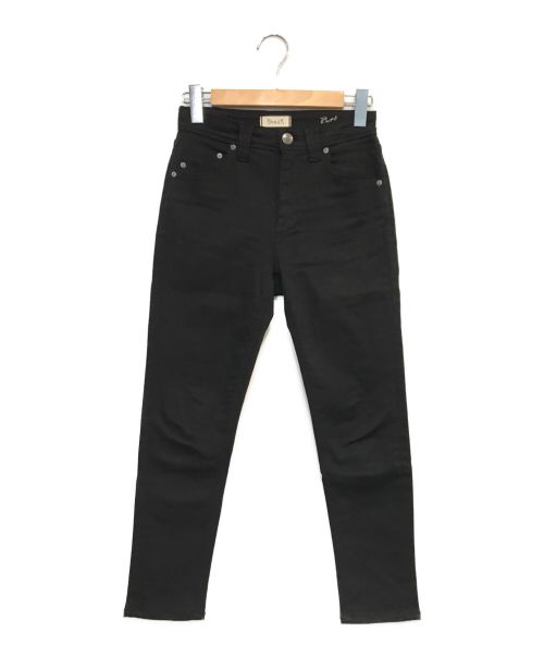 YANUK（ヤヌーク）YANUK (ヤヌーク) RUTH SLIM TAPEREDパンツ ブラック サイズ:22の古着・服飾アイテム