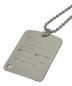 1017 ALYX 9SM（アリクス）の古着「Military Tag ball-chain necklace」｜シルバー